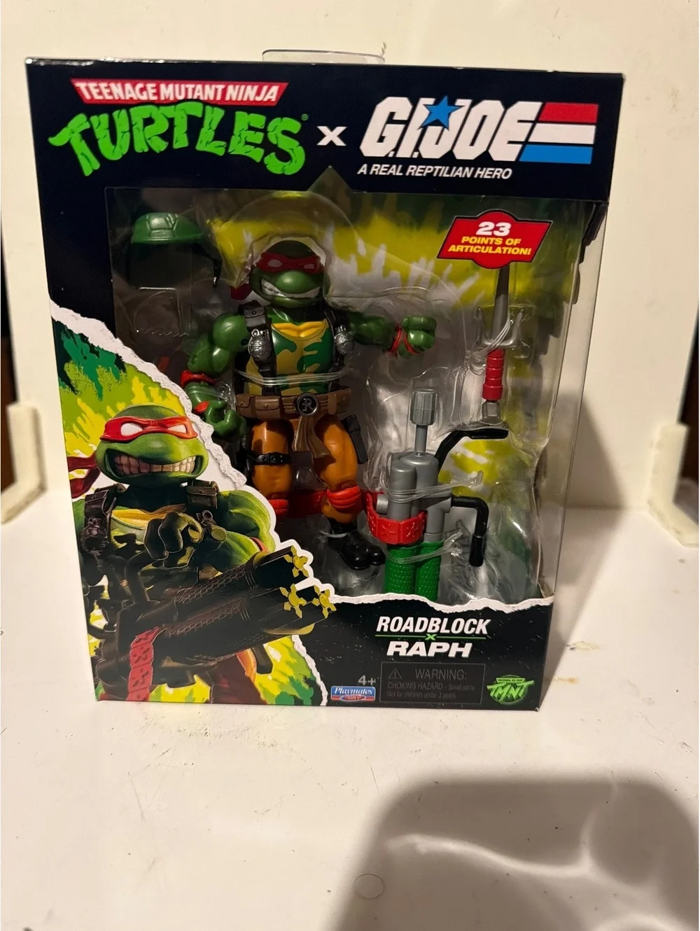 Teenage Mutant Ninja Turtles x G.I. Joe Roadblock Raph Action Figure